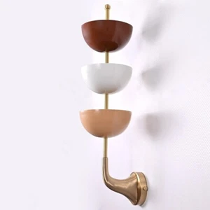 6 Lichter Stufen Messing Wandleuchte Wandlampe Befestigung, keine Blendung ke... - Picture 1 of 7