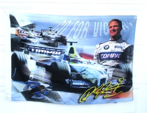 Vintage Ralf Schumacher Collection Formula One Banner F1 Licenced PPM 58" x 39" - Picture 1 of 4