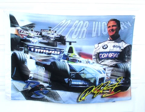 Vintage Ralf Schumacher Collection Formula One  F1 Licenced PPM 58" x 39" Cover