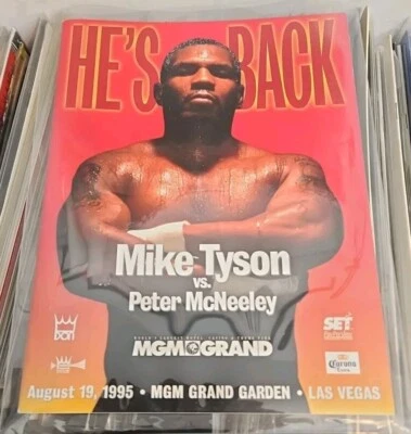 MIKE TYSON VS PETER McNEELEY MGM GRAND AUGUST 19TH, 1995 - LOOK! - Image 1 of 4