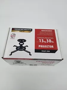 Monster Mounts Black Ceiling Projector Mount up to 13KG MUP-1500 - Picture 1 of 4