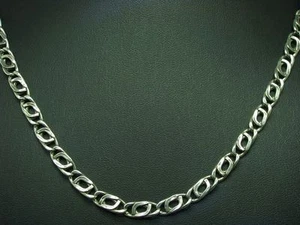 925 Argento Sterling Catena / Vero Argento/58,2cm/13,0g - Foto 1 di 4