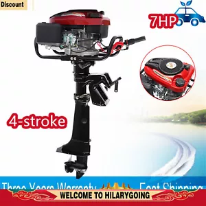 2/4Stroke Outboard Motor Inflatable Boat Engine Dinghy Kayak Water /air Cooling - Bild 1 von 72