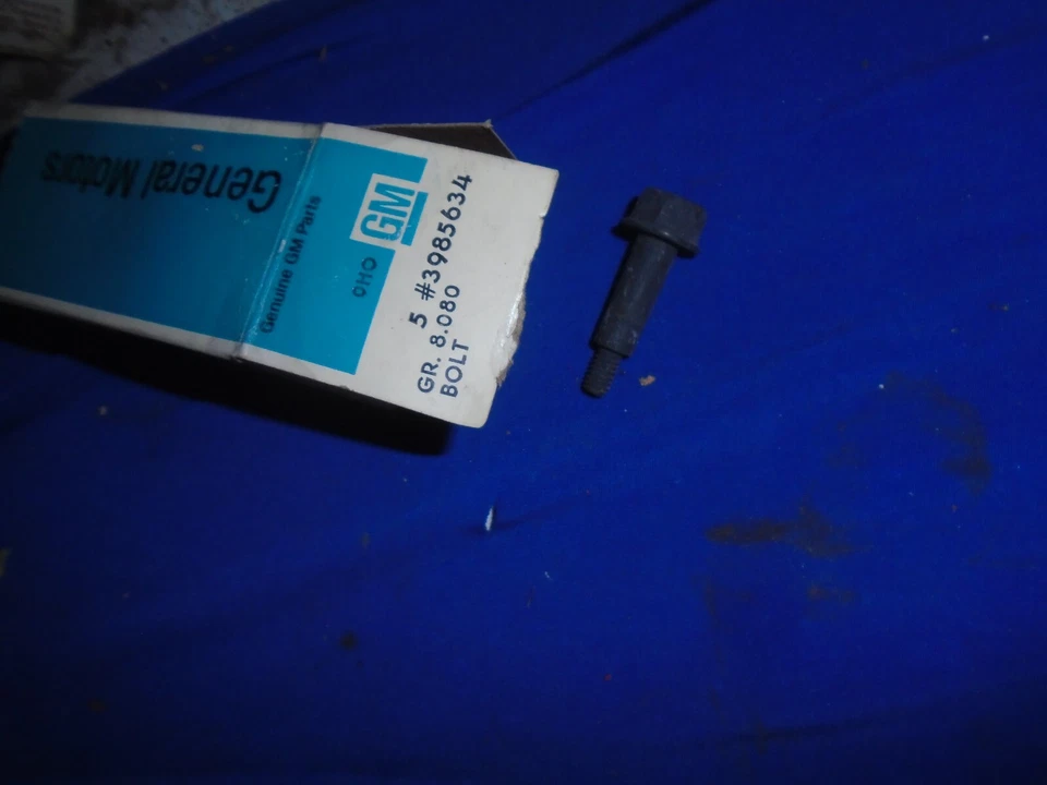 NOS 1971 chevrolet impala caprice hood catch lock bolt 3985634 - Image 1 of 1