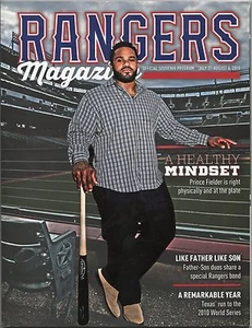 2015 Texas Rangers Program Prince Fielder Volume 44 No. 7 - Picture 1 of 1