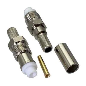 Conector coaxial RF cable crimpado conector hembra FME RG58 RG142 LMR195 RG400 1 pieza - Imagen 1 de 6