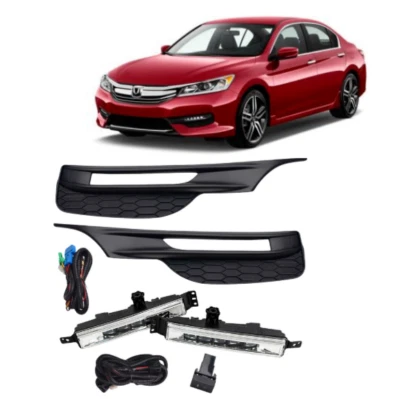 Левый и правый противотуманные фары переключатель ободок комплект с кабелем для Honda Accord 2016-2017 - Изображение 1 из 4