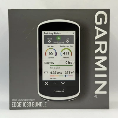 FOR PARTS & REPAIR Read! Garmin Edge 1030 Bundle GPS Bike Computer Black - Image 1 of 4