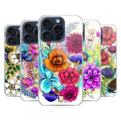 HEAD CASE DESIGNS WATERCOLOURED FLOWERS HARD BACK CASE FOR APPLE iPHONE PHONES - Image 1 of 4