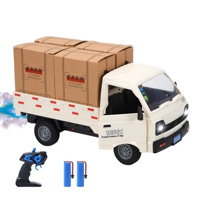 RC Light Truck, RC Car, Toy Model, DIY Compatible, 1/16 Scale Mini RC Car, 60 Mi - Image 1 of 4