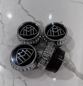 4 PC Center Hub Cap Mercedes Maybach S63 W205 W213 Wheel SCREW ON 68mm/2.67 Inch - Picture 1 of 7