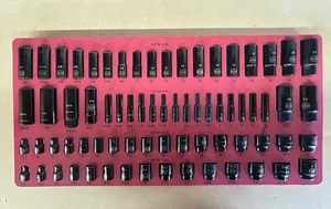 Mac Tools Jesse James 3/8 And 1/4 Socket Set Foam West Coast Choppers 71 Piece - Bild 1 von 4