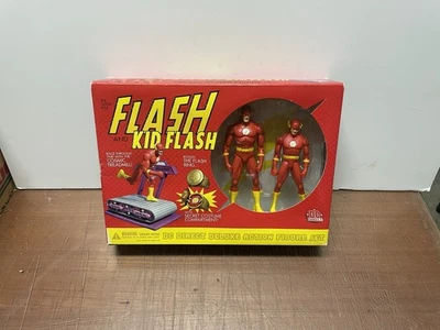 JUEGO DC DIRECT SILVER AGE THE FLASH AND KID FLASH DELUXE NUEVO 2001. Foto 1 de 4
