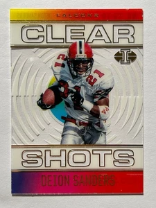 2021 Panini Illusions, Deion Sanders, Clear Shots #CS-10 Insert Falcons - Bild 1 von 2