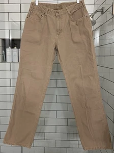 Pantalones de trabajo de carpintero para mujer Carhartt caqui talla 12/32 100 % algodón - Imagen 1 de 11
