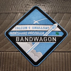 SPACEX AUTHENTIC EMPLOYEE PATCH RIDESHARE PROGRAM BANDWAGON - Picture 1 of 3