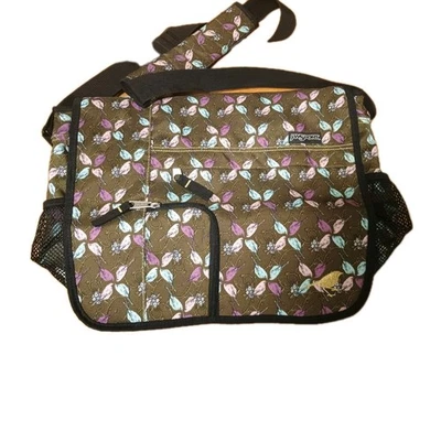 Jansport Artist Series Duffle Bag Laptop Crossbody Bag Whimsical - Image 1 of 4