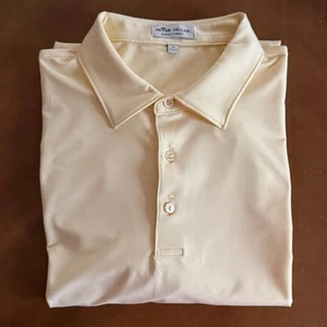Peter Millar Summer Comfort Polo Shirt Mens Large Ridgemoor Country Club Yellow - Picture 1 of 7