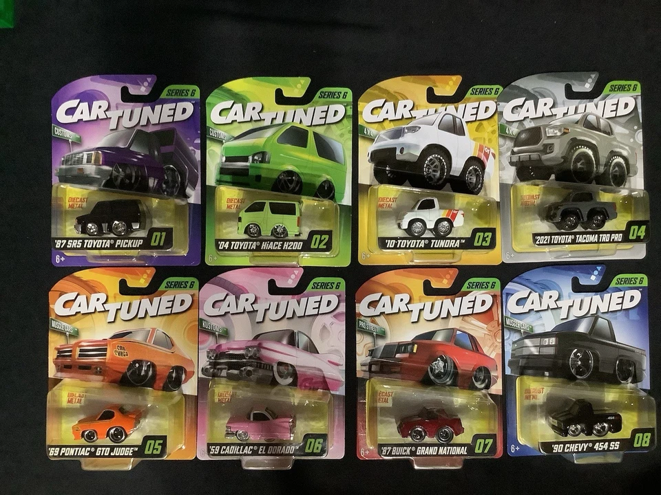 Juego completo 2025 Car Tuned Series 6 8 coches Hobby Lobby ms2 Foto 1 de 1