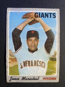 1970 Topps Baseball Juan Marichal San Francisco Giants Card #210 Hall of Fame - Picture 1 of 2