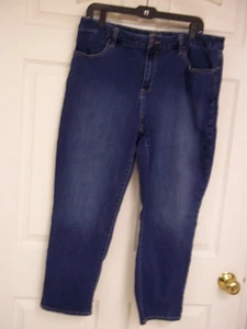 Chico's Ankle Denim Jeans Chico Size 3 US Size XL 16 - Picture 1 of 4