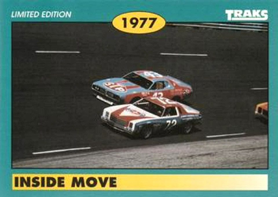 1992 Traks Benny Parsons #31 Benny Parsons Richard Petty HOF - Image 1 of 1