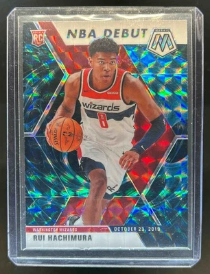 2019-20 Mosaic Rui Hachimura RC Green Rookie NBA Debut #275 Wizards - Image 1 of 2