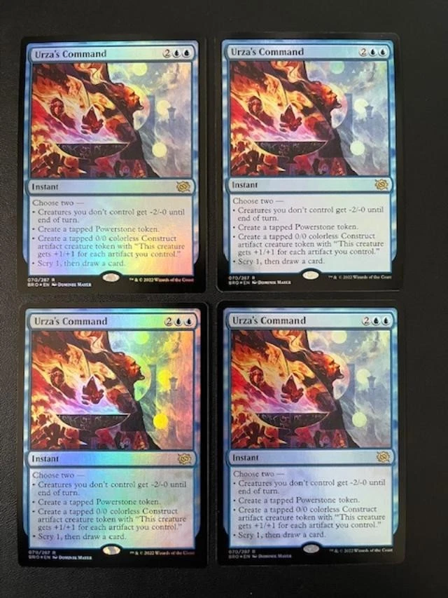 MTG- Urza's Command x4 - The Brother's War FOIL - Image 1 of 1
