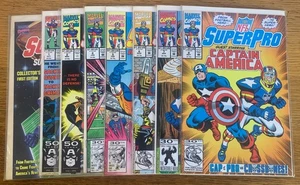 NFL SUPERPRO MARVEL COMICS 1991, - #1,2,4,5,6,7,8 and Super Bowl Special NM/NM+ - Bild 1 von 3