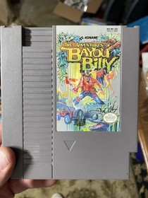 THE ADVENTURES OF BAYOU BILLY - Nintendo NES Cartridge Only Tested Works Retro