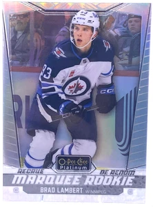 2024-25 O-Pee-Chee OPC Platinum Brad Lambert Marquee Rookie RC #268 Jets Rainbow - Bild 1 von 3