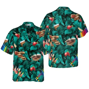 Tropical Teacher Hawaiian Shirt Teacher Shirt for Men And Women Best Gift For Te - Picture 1 of 2
