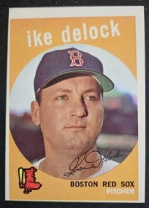 1959 Topps #437 Ike Delock Boston Red Sox - EX - Picture 1 of 2