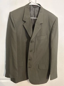 LUIGHI BALINI Italian Tuxedo Blazer Jacket Men's Formal Wear Grey - Picture 1 of 13