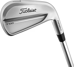 Titleist T100 4G 5-9 Iron Set X Stiff +0.50 1 Degree Flat Dynamic Gold X100 Mint - Picture 1 of 5