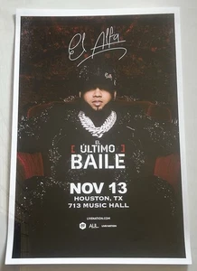 El Alfa "El Ultimo Baile" 11x17 Veranstaltungsort Poster vom 13.11.25 - Bild 1 von 9