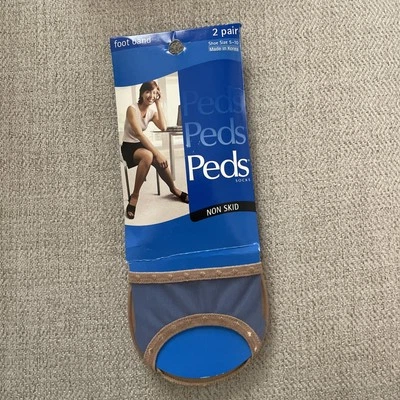 2 pares de fundas de puntera de nailon marca PEDS con cojín talla 5-10 Foto 1 de 4