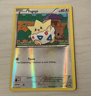 Pokemon TCG Togepi Plasma Storm 102/135 Reverse Holo Rare - Image 1 of 4