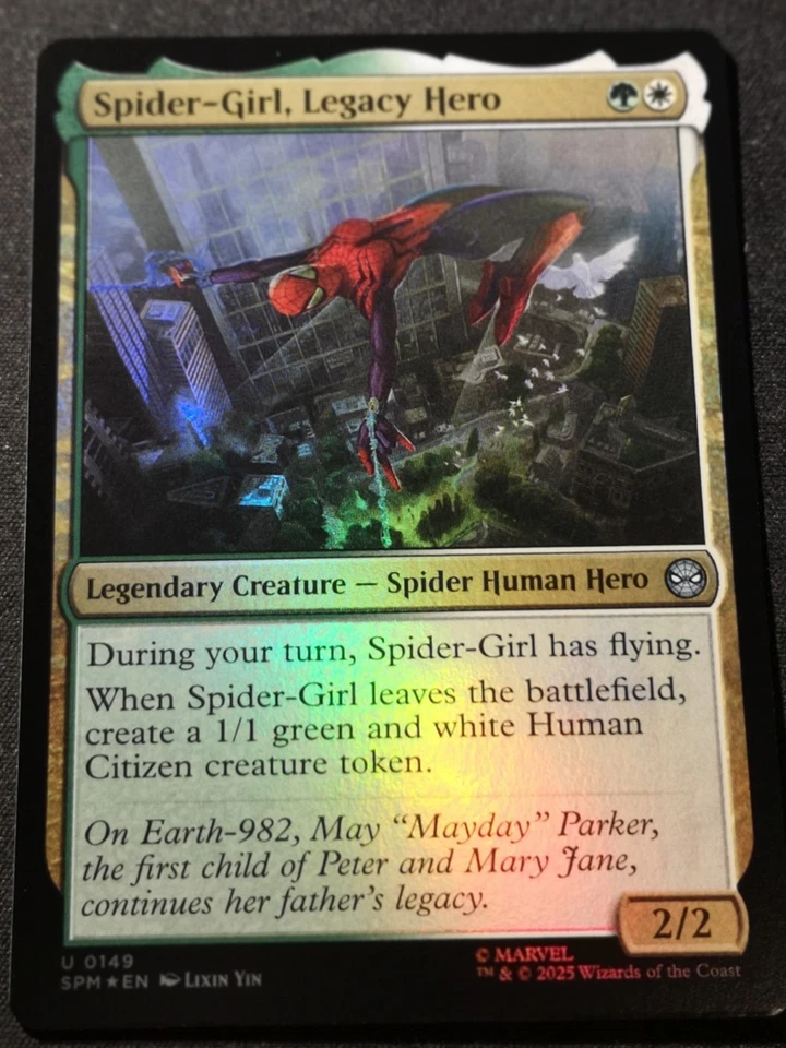 Spider-Girl, Legacy Hero - Foil - SPM - MTG - EN - NM - 0149 - Image 1 of 1