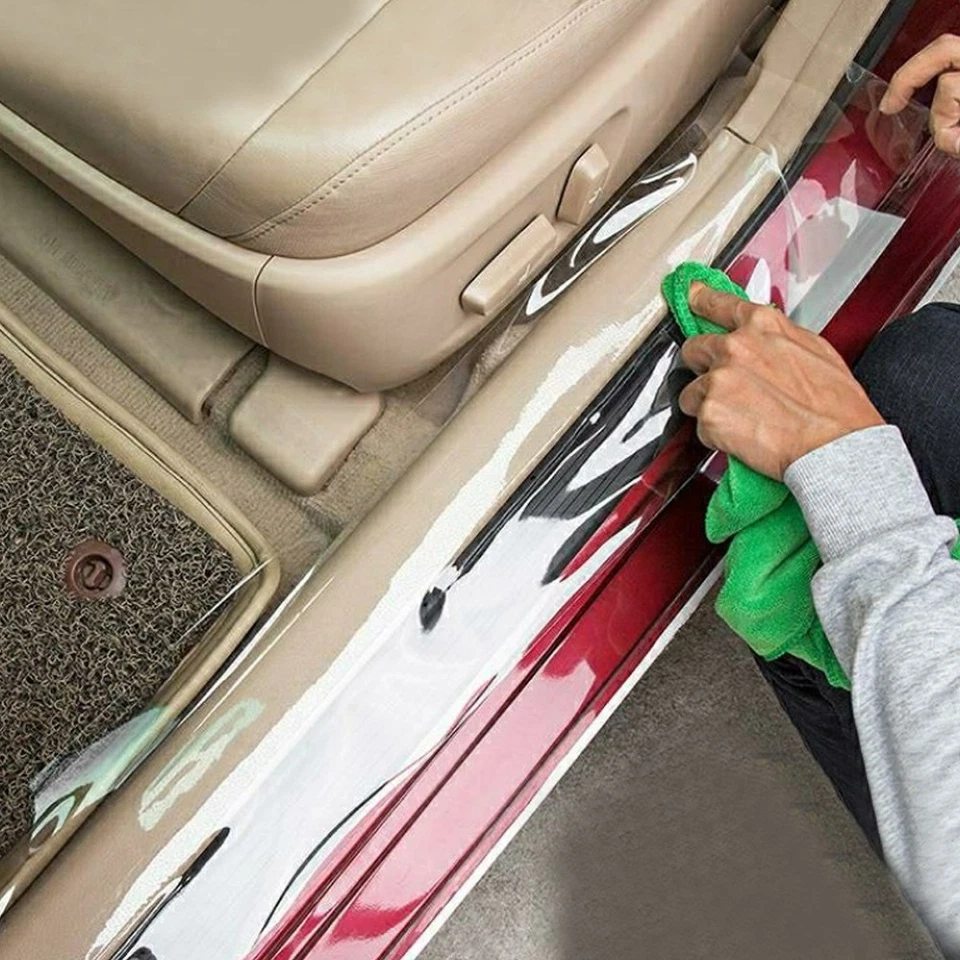 3M×15CM Película Protectora Transparente Coche Vinilo Sujetador Borde Puerta Pintura Pegatina Protectora Foto 1 de 4