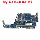 For Hp Zbook Firefly 14 G9 860 G9 Motherboard N20137-601 Rtx A500 I5-1245U G9