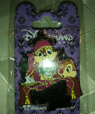 Prendedor Chip Dale Phantom Manor Disney Land Paris Dlp Dlrp octubre 2021 Foto 1 de 4
