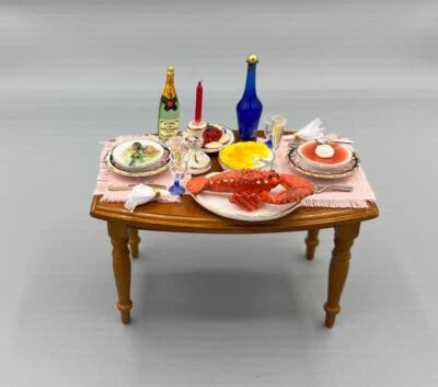 CASA DE MUÑECAS MINIATURA ESCALA 1:12 REUTTER CENA ROMÁNTICA LANGOSTA PARA DOS - 1.850/3 Foto 1 de 4