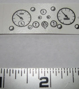 Water slide decal for Doepke Rossmoyne fire truck dashboard SHIPPING W/TRACKING - Picture 1 of 1