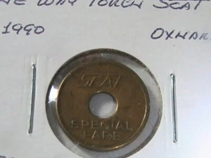 TRANSIT TOKEN CALIFORNIA SCAT SPECIAL FARE ONE WAY AC #955-G - Imagen 1 de 4