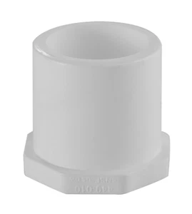 449 Series PVC Pipe Fitting - Plug - Schedule 40 - 1-1/4" - Picture 1 of 18