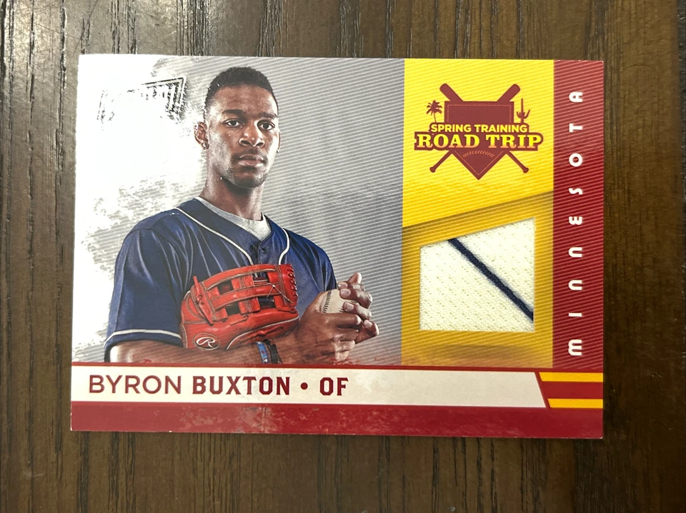2017 Panini Day Spring Training Road Trip #9 Byron Buxton Jersey Minnesota Twins - Image 1 of 2