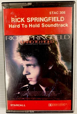 Rick Springfield Hard To Hold Soundtrack Music Cassette Tape STAC 308 1984 OG - Image 1 of 4