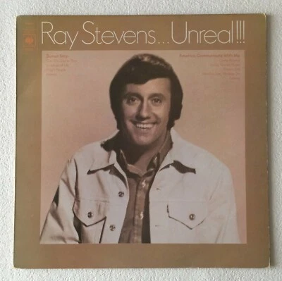 RAY STEVENS ~ UNREAL ~ 1970 UK 11-TRACK VINYL LP RECORD ~ CBS 64194 [A1/B1] - Image 1 of 4
