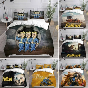 Fall out 101 Boy Power Armor 3D Duvet Cover Bedding Pillowcase Quilt Single Size - Picture 1 of 25